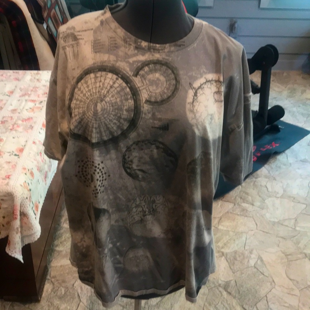Apt. 9 Tee Shirt Electronic Symbols Size XXL